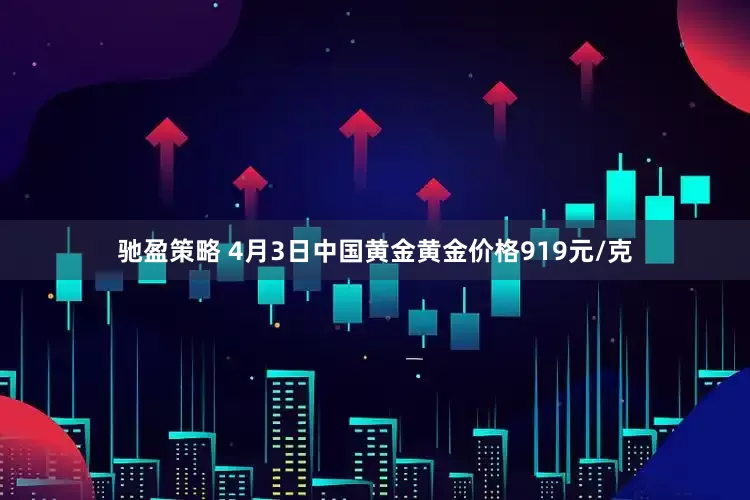 驰盈策略 4月3日中国黄金黄金价格919元/克
